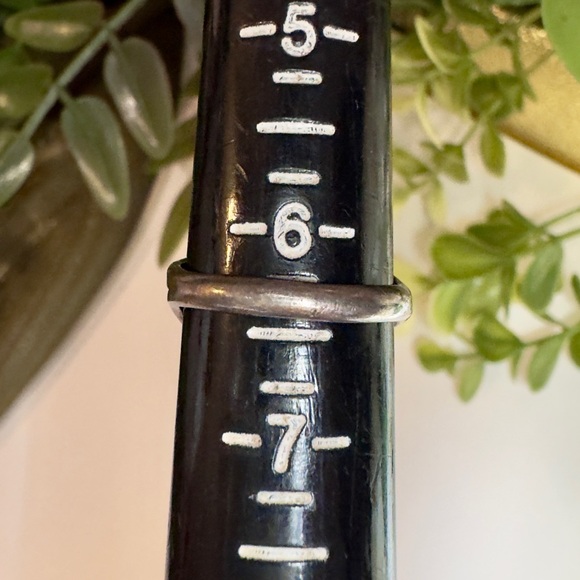 Vintage 925 Genuine Turquoise Flower Ring. Handmade Ring with beautiful design - Picture 12 of 16